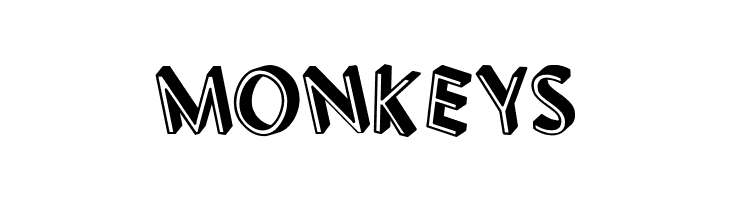 3D Letters Shadow Regular  Free Fonts Download