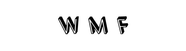 3D Letters Shadow Regular  Free Fonts Download