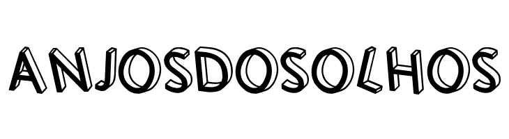 3D Letters Shadow Inverted Regular  Free Fonts Download