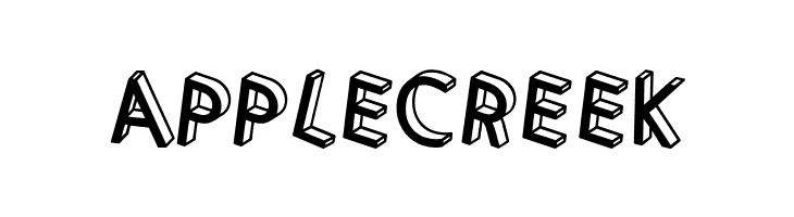 3D Letters Shadow Inverted Regular  Free Fonts Download