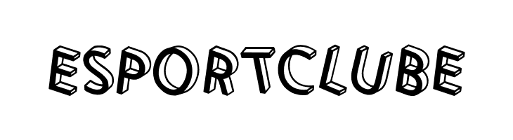 3D Letters Shadow Inverted Regular  Free Fonts Download