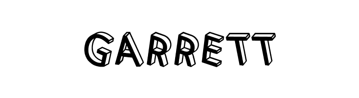3D Letters Shadow Inverted Regular  Free Fonts Download