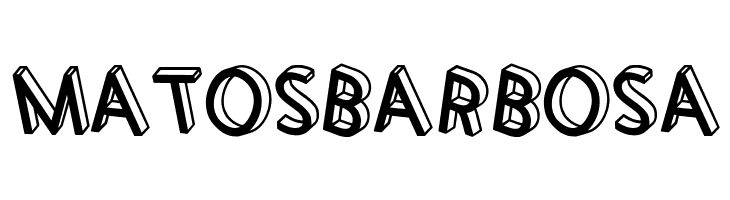 3D Letters Shadow Inverted Regular  Free Fonts Download