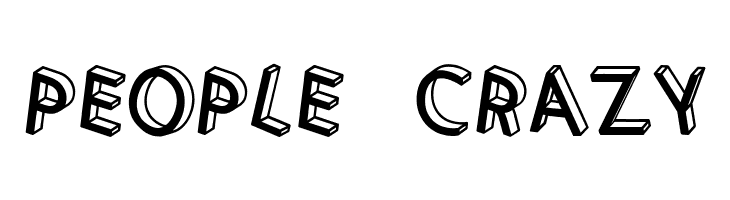 3D Letters Shadow Inverted Regular  Free Fonts Download