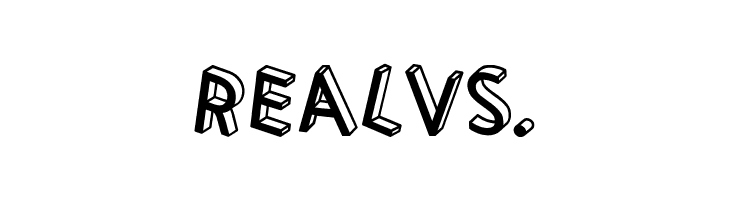 3D Letters Shadow Inverted Regular  Free Fonts Download