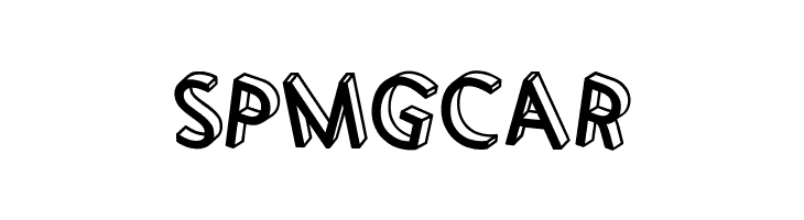 3D Letters Shadow Inverted Regular  Free Fonts Download