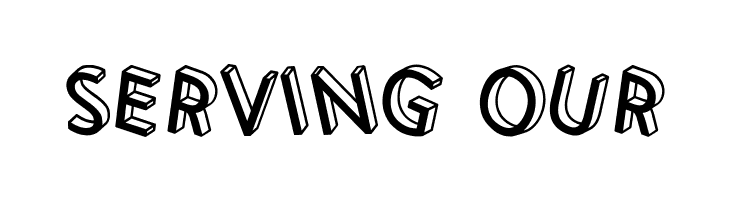 3D Letters Shadow Inverted Regular  Free Fonts Download