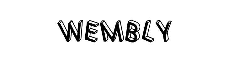 3D Letters Shadow Inverted Regular  Free Fonts Download