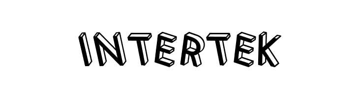 3D Letters Shadow Inverted Regular  Free Fonts Download