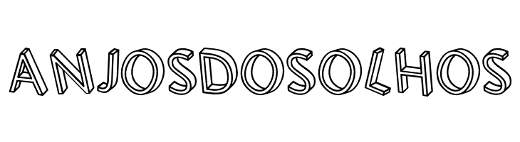 3D Letters Regular  Free Fonts Download