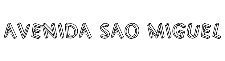 3D Letters Regular  Free Fonts Download