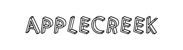 3D Letters Regular  Free Fonts Download