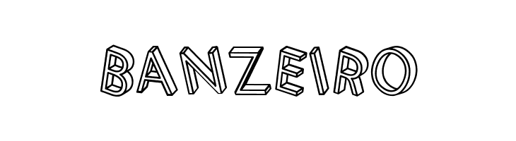 3D Letters Regular  Free Fonts Download