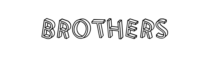 3D Letters Regular  Free Fonts Download