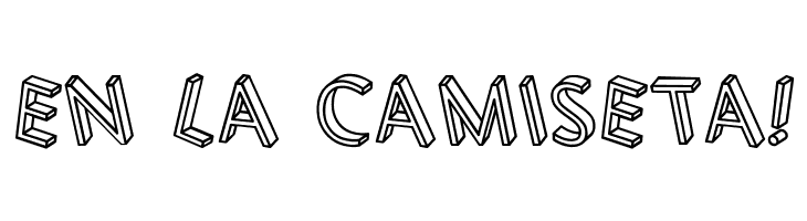 3D Letters Regular  Free Fonts Download