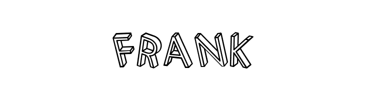 3D Letters Regular  Free Fonts Download