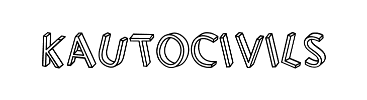 3D Letters Regular  Free Fonts Download