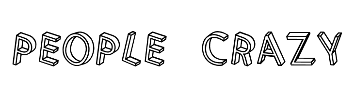 3D Letters Regular  Free Fonts Download