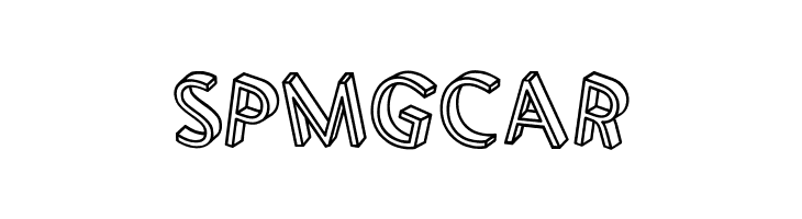 3D Letters Regular  Free Fonts Download