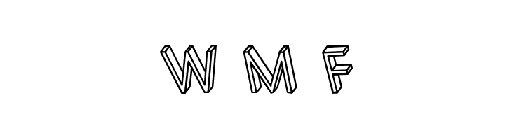 3D Letters Regular  Free Fonts Download