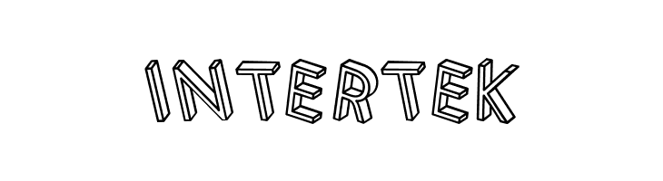 3D Letters Regular  Free Fonts Download