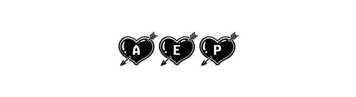 Hearts and Arrows Regular  Free Fonts Download