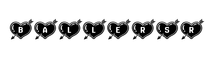 Hearts and Arrows Regular  Free Fonts Download