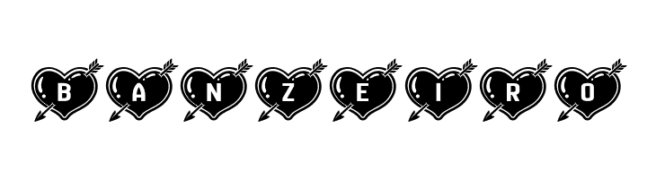 Hearts and Arrows Regular  Free Fonts Download