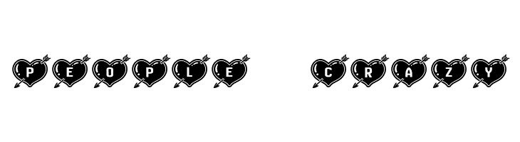 Hearts and Arrows Regular  Free Fonts Download