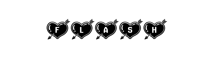 Hearts and Arrows Regular  Free Fonts Download