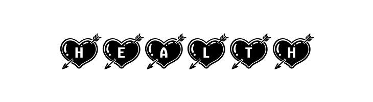 Hearts and Arrows Regular  Free Fonts Download