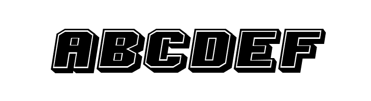 Extradition Filled Italic  Free Fonts Download