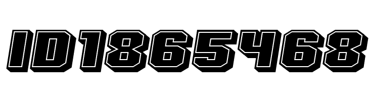 Extradition Filled Italic  Free Fonts Download