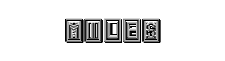 Retailer 3D Regular  Free Fonts Download