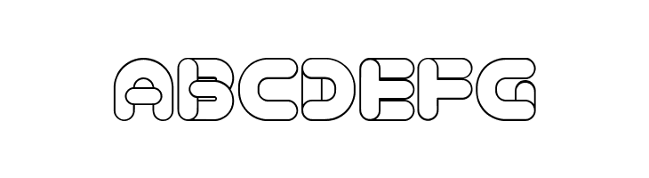 Baked Snails Hollow Flat Regular  Free Fonts Download