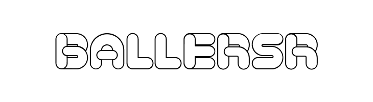 Baked Snails Hollow Flat Regular  Free Fonts Download