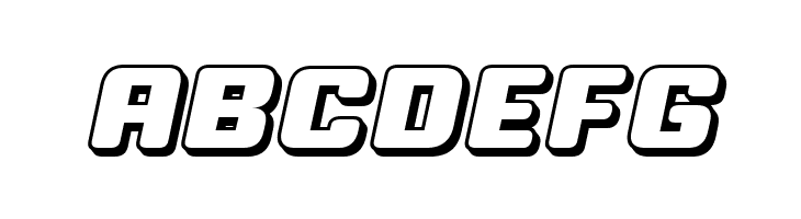 Professor 3D Italic  Free Fonts Download