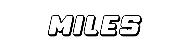 Professor 3D Italic  Free Fonts Download