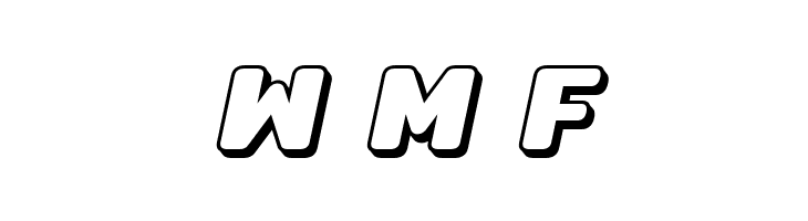 Professor 3D Italic  Free Fonts Download