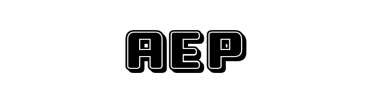 Professor 3D Filled Regular  Free Fonts Download