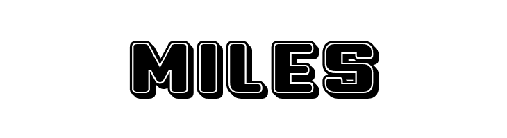 Professor 3D Filled Regular  Free Fonts Download