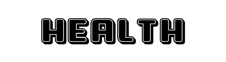 Professor 3D Filled Regular  Free Fonts Download