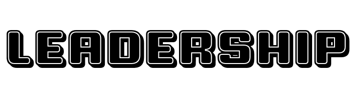 Professor 3D Filled Regular  Free Fonts Download