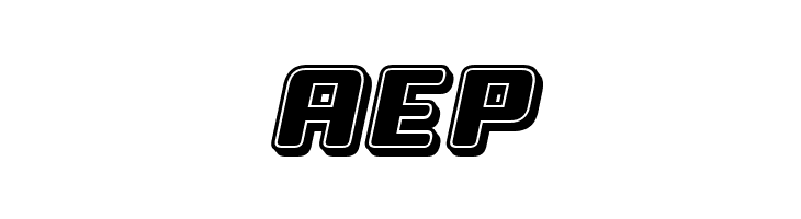 Professor 3D Filled Italic  Free Fonts Download