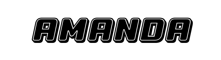 Professor 3D Filled Italic  Free Fonts Download