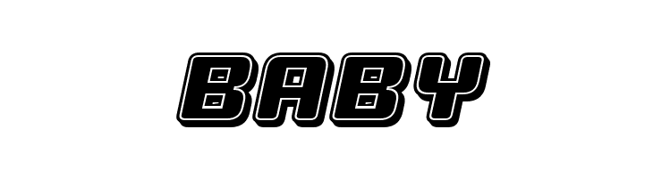 Professor 3D Filled Italic  Free Fonts Download