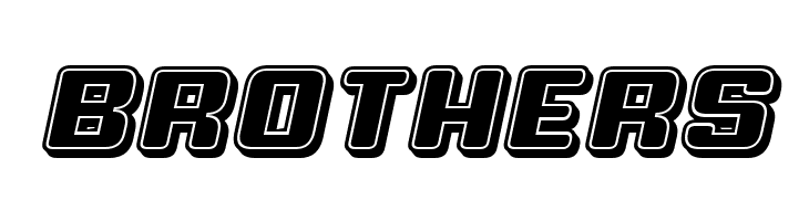 Professor 3D Filled Italic  Free Fonts Download