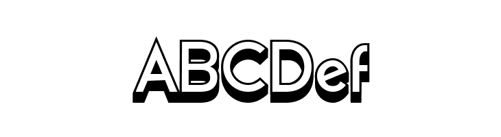 Official Hollow Regular  Free Fonts Download