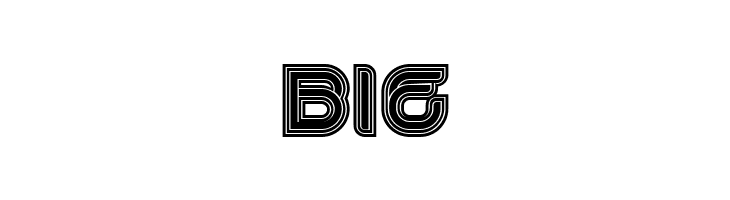 Dropped Outlined Regular  Free Fonts Download