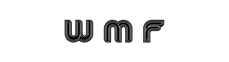 Dropped Outlined Regular  Free Fonts Download